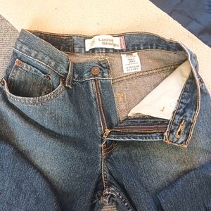 Levis Loose Straight 569 Girl's Size 12 Jeans 100% Cotton